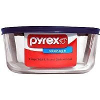 CORINGWARE-PYREX 6017397 BLU Pyrex 7 cup Rd Case of 4 by Pyrex