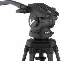 Vinten V4044-0001 Vision 5AS Pan and Tilt Fluid Head with Quick Release for Camera, Supports 23.1 lbs