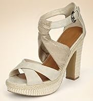 Limited Collection Crossover Strap Platform Sandals