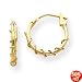 14k Polished 2.25mm Twisted Roping Hoop Earrings