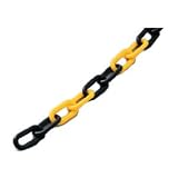 プラカラーチェイン 30m 線径8mm （レッド／イエロー） PT-830TR