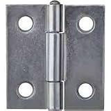 Buy 1X1 CABINET HINGE NRW RIV ZINC by Mintcraft