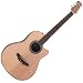 Applause AA13 Minibowl Cutaway Acoustic Guitar, Natural