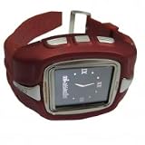 Unlock Wrist Watch GSM Cellphone CECT M800 /Red +Bluetooth Headset