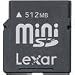 Electronics : Lexar Mobile Edition Mini SD Cards 512MB