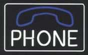 21ZkoPe4ghL Nu Dell Phone w/Picture   Ad Lites   Neon Look Window Sign   30x15