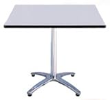 IMAGE OF KFI Seating 36 inch Square Table with Pedestal Base
