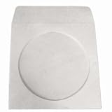 500 Tyvek CD/DVD Sleeves with Window & Flap