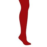 OPAQUE RED STRETCHY LEOTARD LEGGINGS TIGHTS