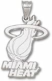 Miami Heat 1 Logo Pendant - Sterling Silver Jewelry
