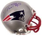 Tom Brady Hand Signed Autographed New England Patriots Riddelll Mini Helmet
