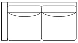 Bailey Sectional Couch: Bailey Left Facing Loveseat