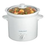 Hamilton Beach #33041 4QT White Slow Cooker