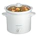 Hamilton Beach #33041 4QT White Slow Cooker