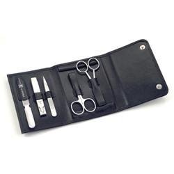Pour Homme Men's Leather Grooming Kit (5 Piece)