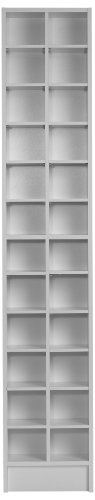 Tvilum 4806849 Dylan Bookcase CD Tower, White