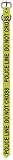 Perri's Leather Pet Collar with Hi-res Imaging, Police Line, Do Not Cross, 20-Inch