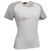 Ducati Ladies Italic T-Shirt Cream/Grey