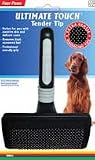 Four Paws Products Ultimate Touch Tender Tip Brus Black Large - 11365