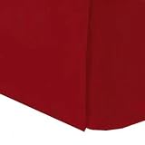 MARRIKAS 300TC Egyptian Cotton TWIN Bed Skirt SOLID RED