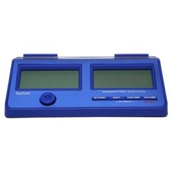 21ZnYS K4AL Saitek Competition Game Clock   Scholastic Blue