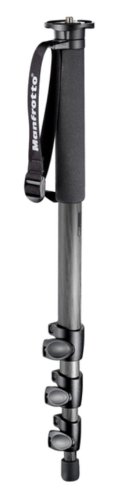 Manfrotto 694CX Carbon Fiber 4 Section Monopod (Black)