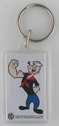Popeye Lucite Key Chain