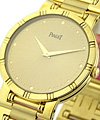 Piaget Dancer Mens Champagne Dial 18K Yellow Gold Watch GOA03305