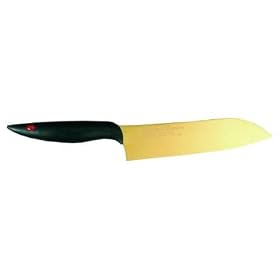 Kasumi Titanium 18cm Japanese Chef's Knife - Gold