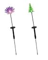 Smart Solar Chameleon Solar Light Stake, Water Lily/Holiday Tree