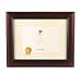 Tiered Edge Document/Certificate Frame, Rosewood with Black Accent, 8 1/2 x 11 (DAX1845N7X) Category: Frames