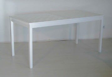 AALBORG Rechtecktisch 165x80x75 Tisch Gartentisch Holz