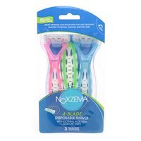 Noxzema SpaShave Disposable Shavers, 4-Blade, 3 ct.