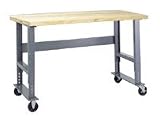60 X 36 Mobile Workbench Adj Height Legs