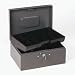 MMF Industries 221F30GRA Steel Cash Box with Safety Latch and Recessed Handle