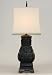 Black Metal Asian Table Lamp