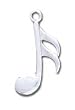 Musical Note Solid Sterling Silver Charm