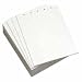 Office Products : Custom Cut Sheets, 5-Hole Top, 8 1/2" x 11", White (WEY851251)