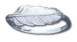 Solid Sterling Silver Feather Light Ring