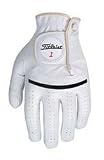 Titleist Perma Soft Glove Regular, Right Golfer Left Hand Glove, Large