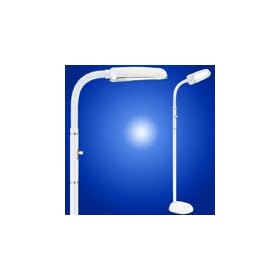 BlueMax 42w White Dimmable Floor Lamp