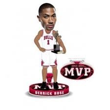 Derrick Rose MVP Trophy Bobble Head