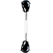 Black Teardrop Cubic Zirconia Bioplast Intimate Piercing