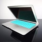 TopCase SOLID TEAL Keyboard Silicone Cover Skin for Macbook AIR 13" with TOPCASE® Logo Mouse Pad