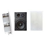 Pyle Home PDIW87 8-Inch Two-Way In-Wall Enclosed Speaker System with Directional Tweeter - sold as a pair