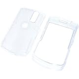 PCMICROSTORE Brand Research In Motion BlackBerry Curve 8330 Translucent Clear Snap-On Case Cover with Removable Swivel Belt Clip
