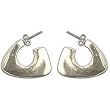 Silver Earrings Handmade Jewelry from India 0.75 inches (ers250)