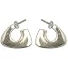 Silver Earrings Handmade Jewelry from India 0.75 inches (ers250)
