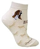 BASSET HOUND Puppy Dog Anklet Socks 9-11