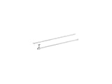 Kohler K-9200-CP 60" Washdown Urinal Flush Pipe, Polished Chrome